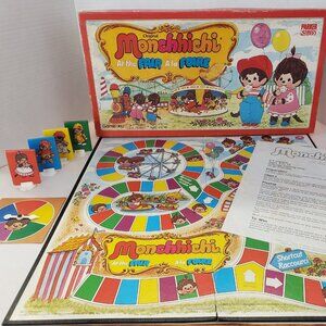 Rare to find Vintage  1974 Monchhichi boardgame complete